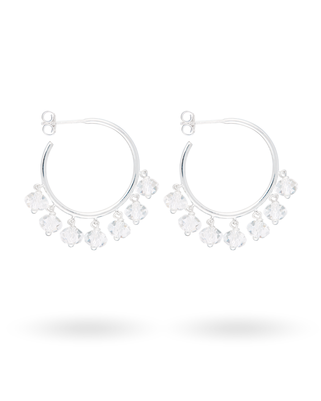 Sugar Swirl Earrings in Silver