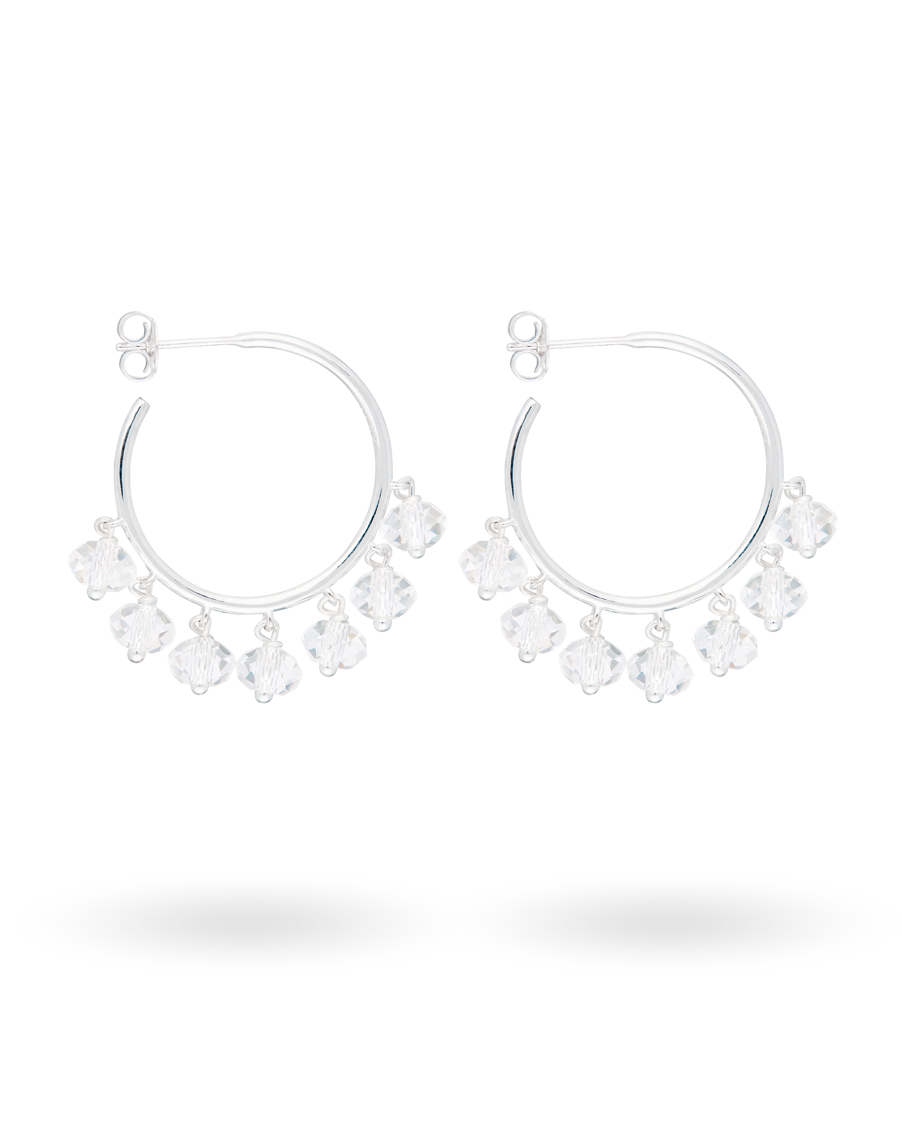 Sugar Swirl Earrings in Silver