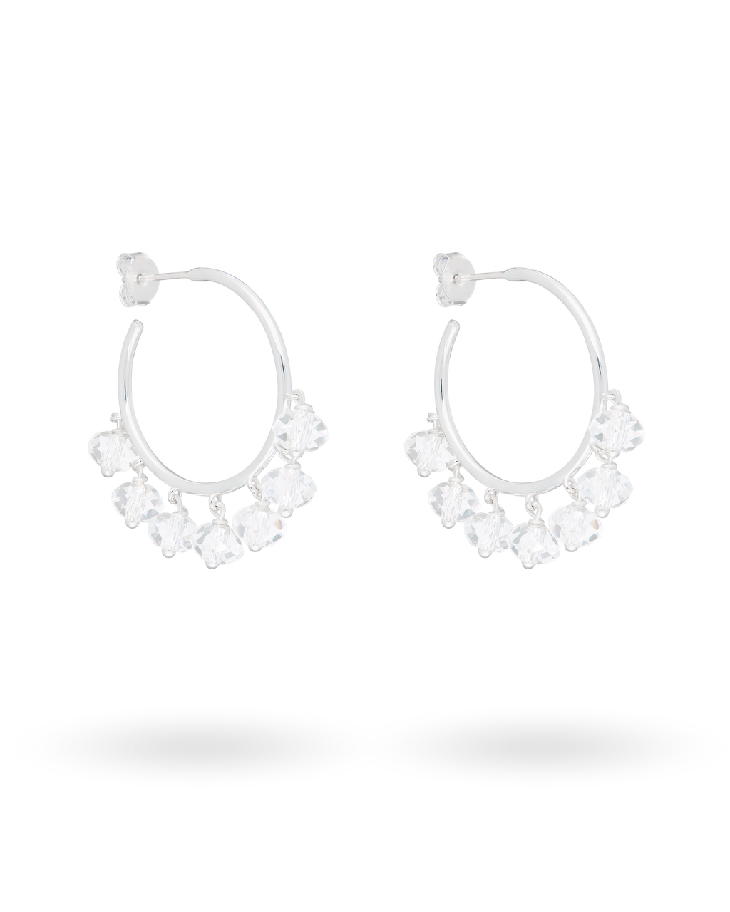 Sugar Swirl Earrings in Silver