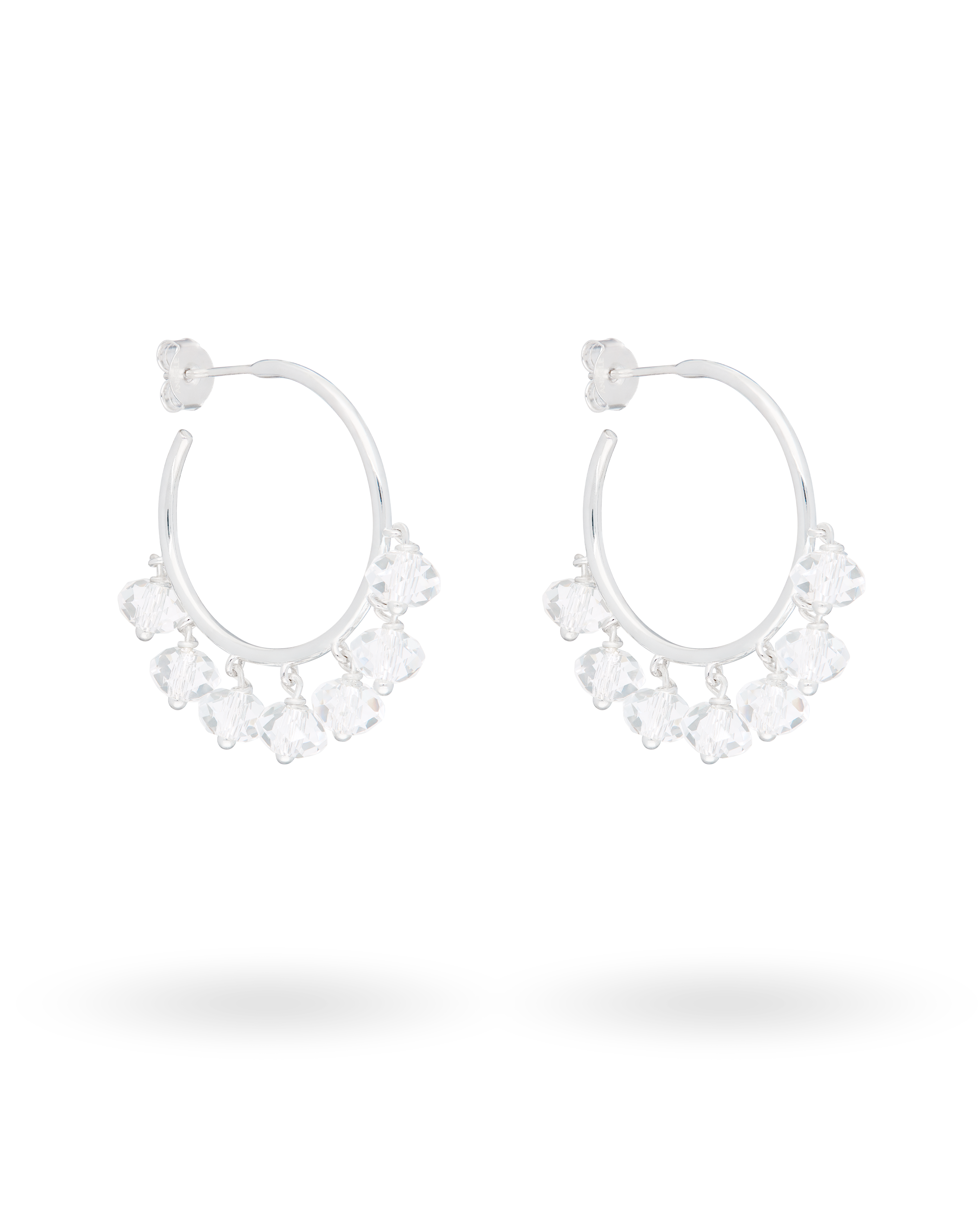Sugar Swirl Earrings in Silver