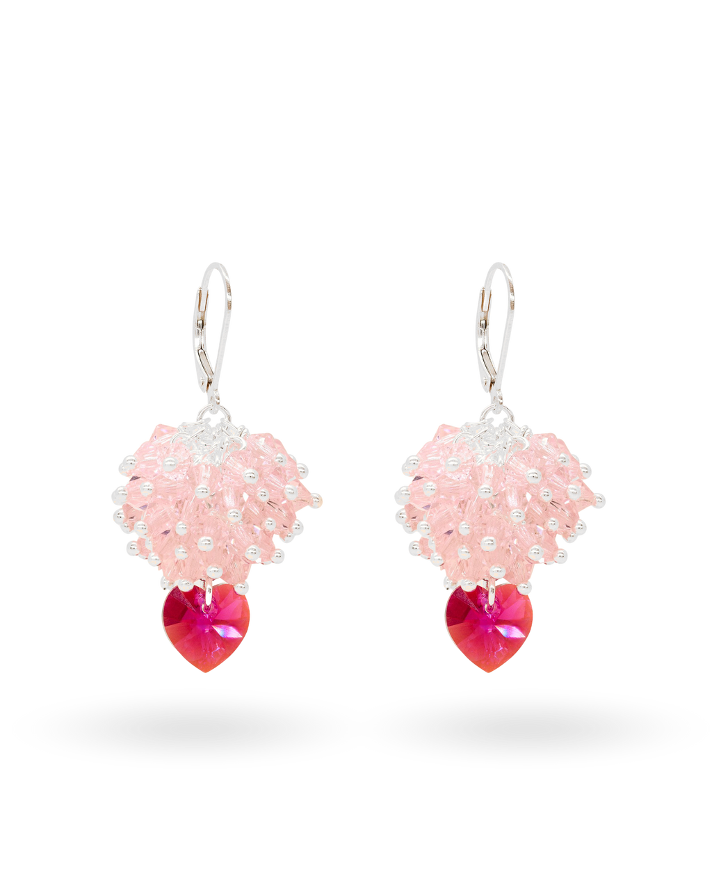 Candy Floss Earrings in Silver