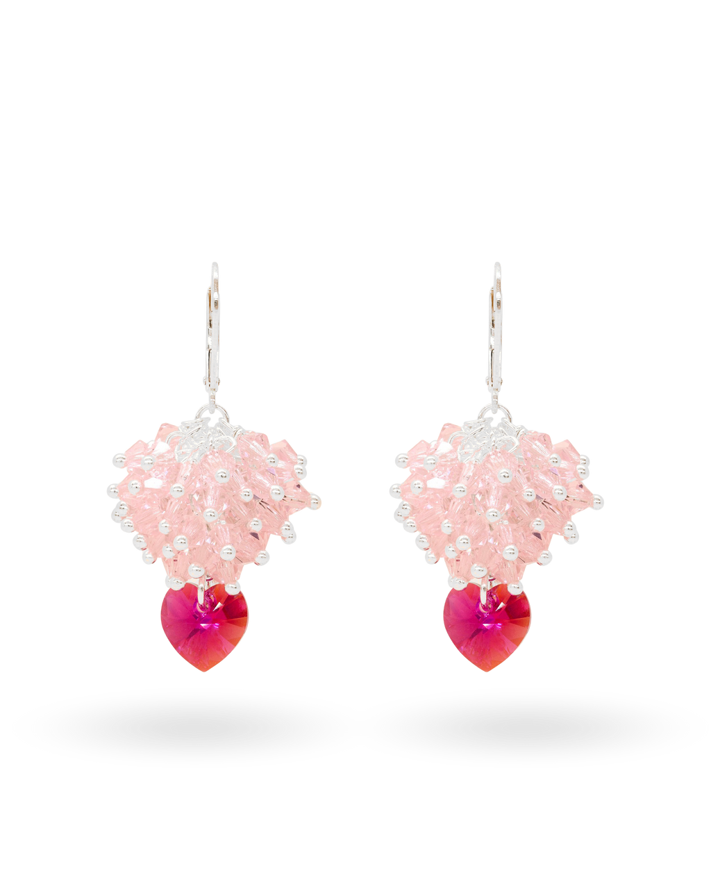 Candy Floss Earrings in Silver