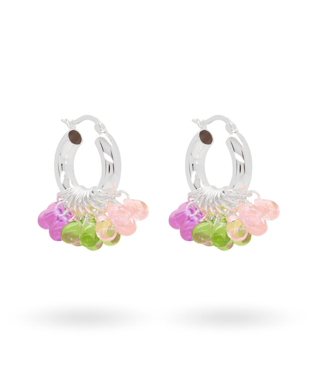 Candy Girl Earrings in Silver