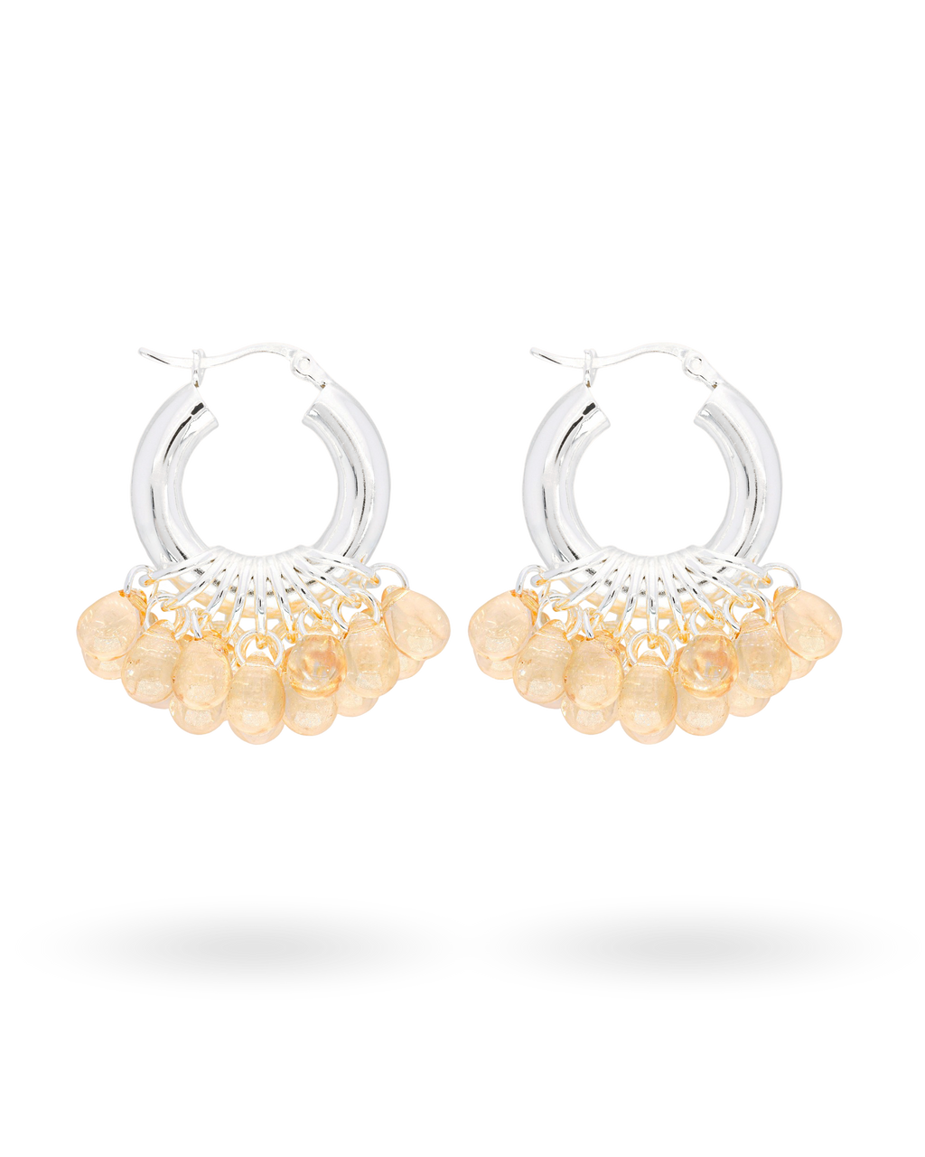 Cookie Dough Earrings in Silver