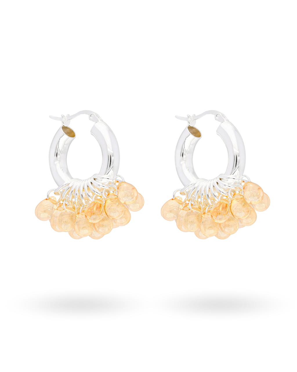 Cookie Dough Earrings in Silver