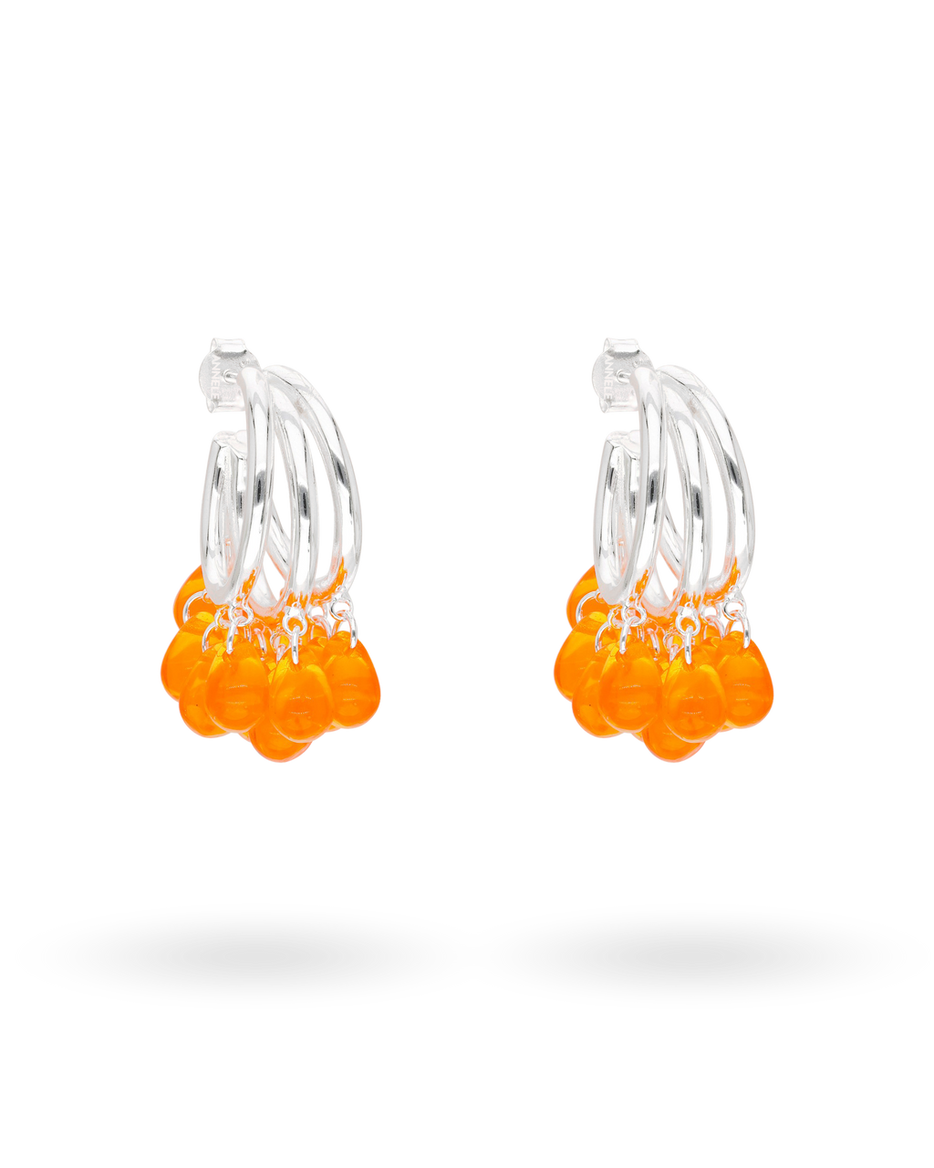 Corallicious Earrings in Silver