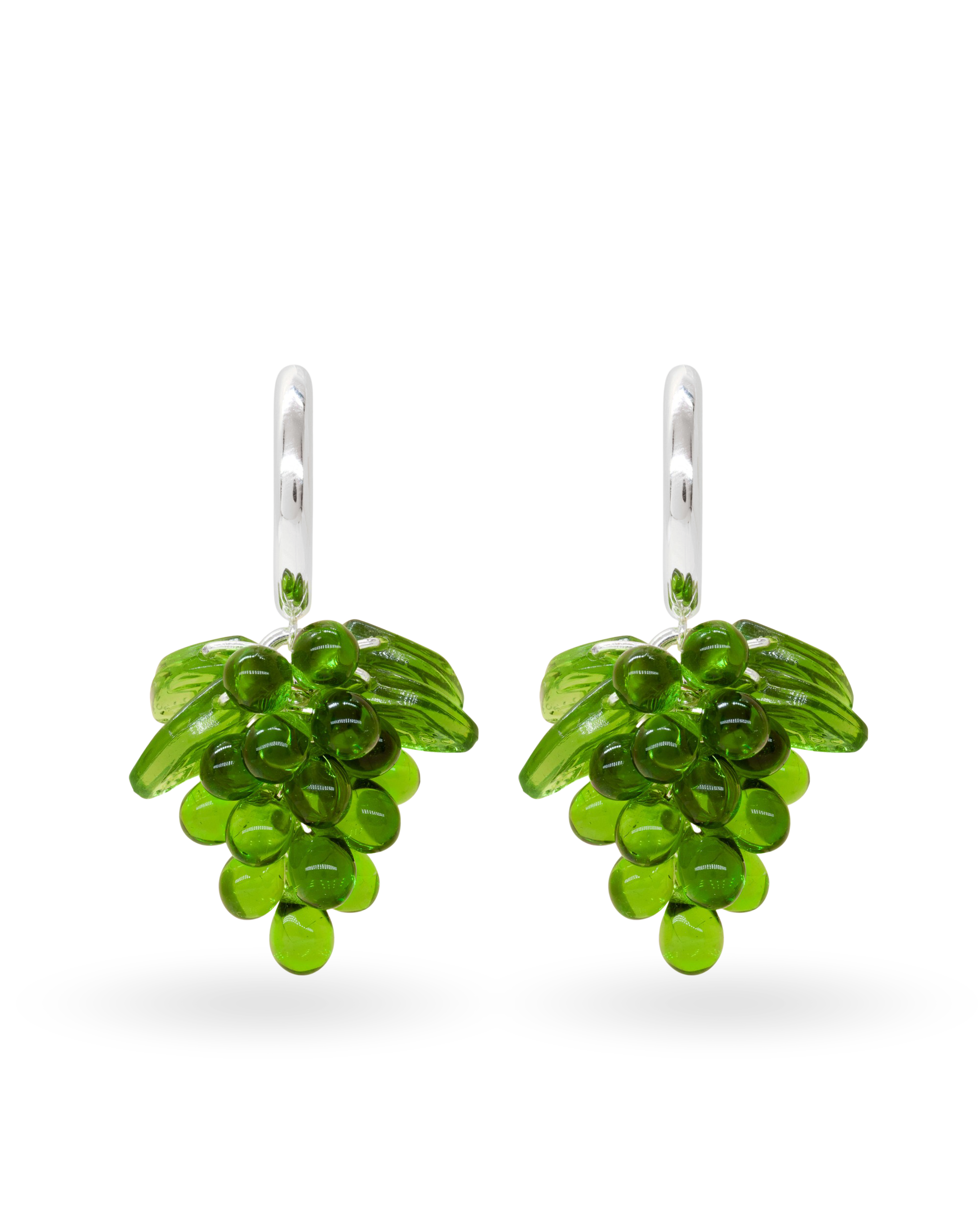 Grape Jelly Earrings in Silver
