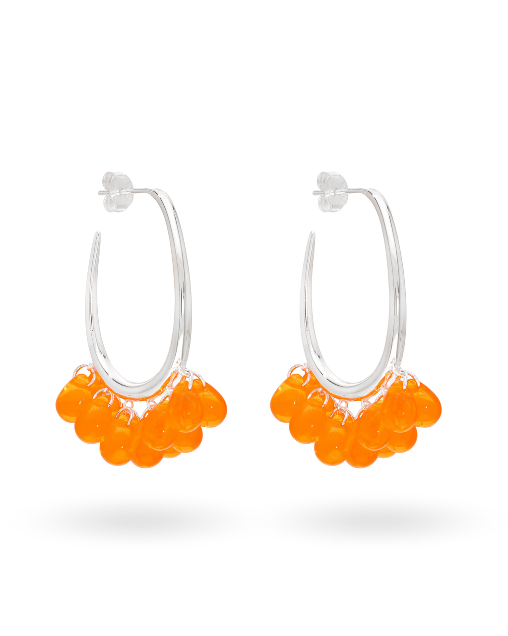 Heatwaves Earrings in Silver