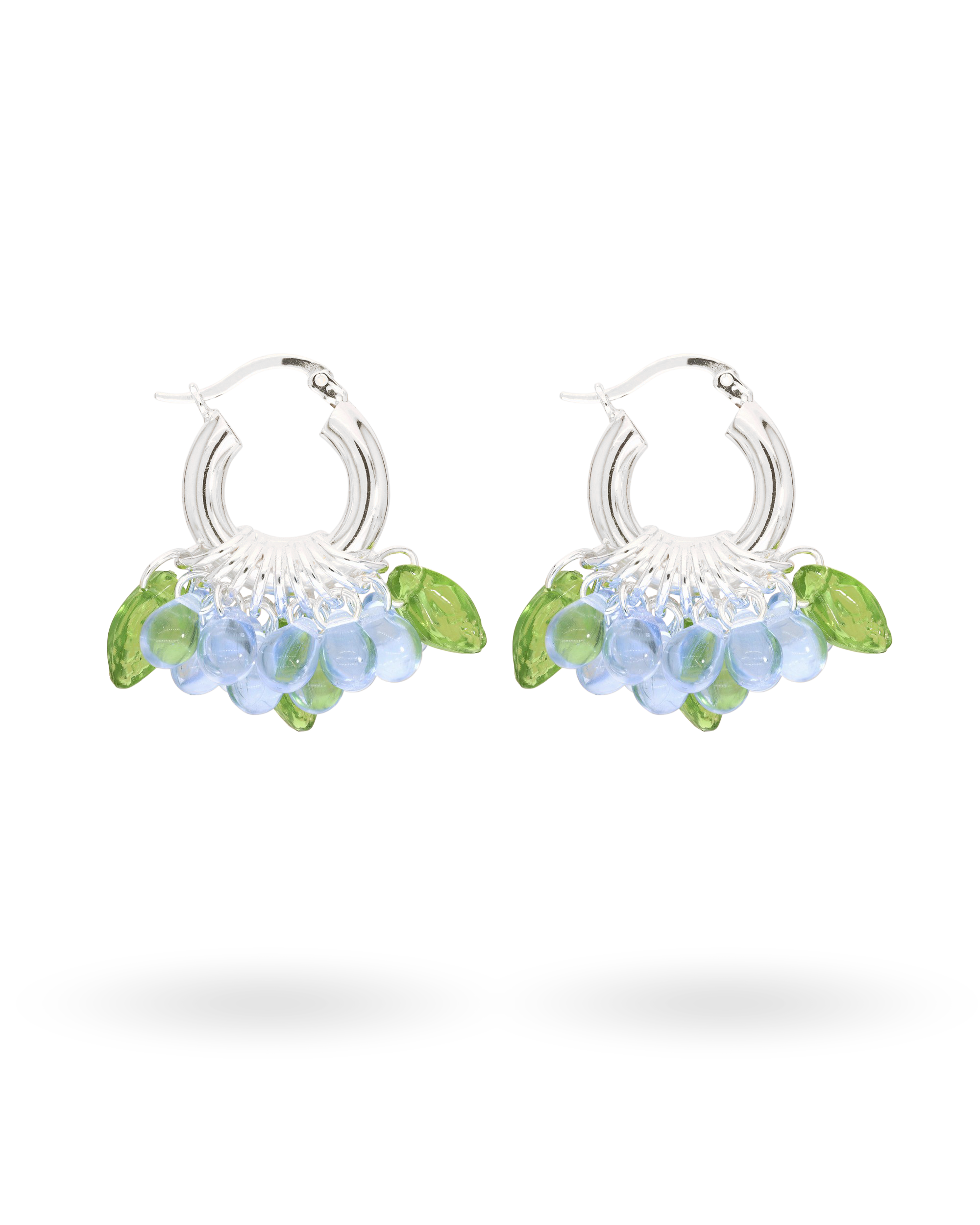 Mini Baby Bubbles Earrings in Silver