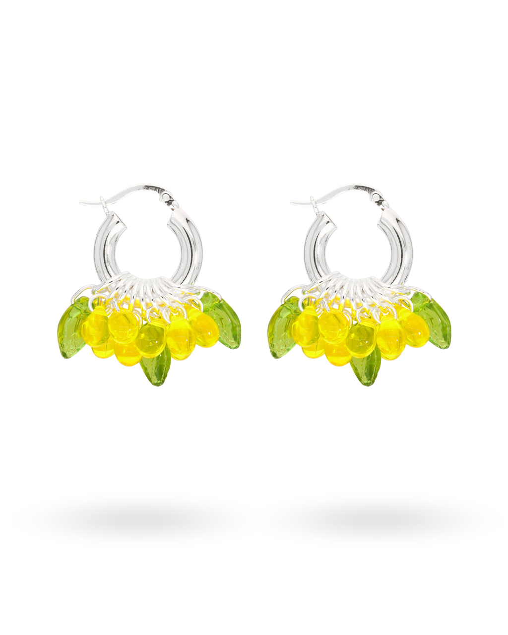 Mini Baby Buttercup Earrings in Silver