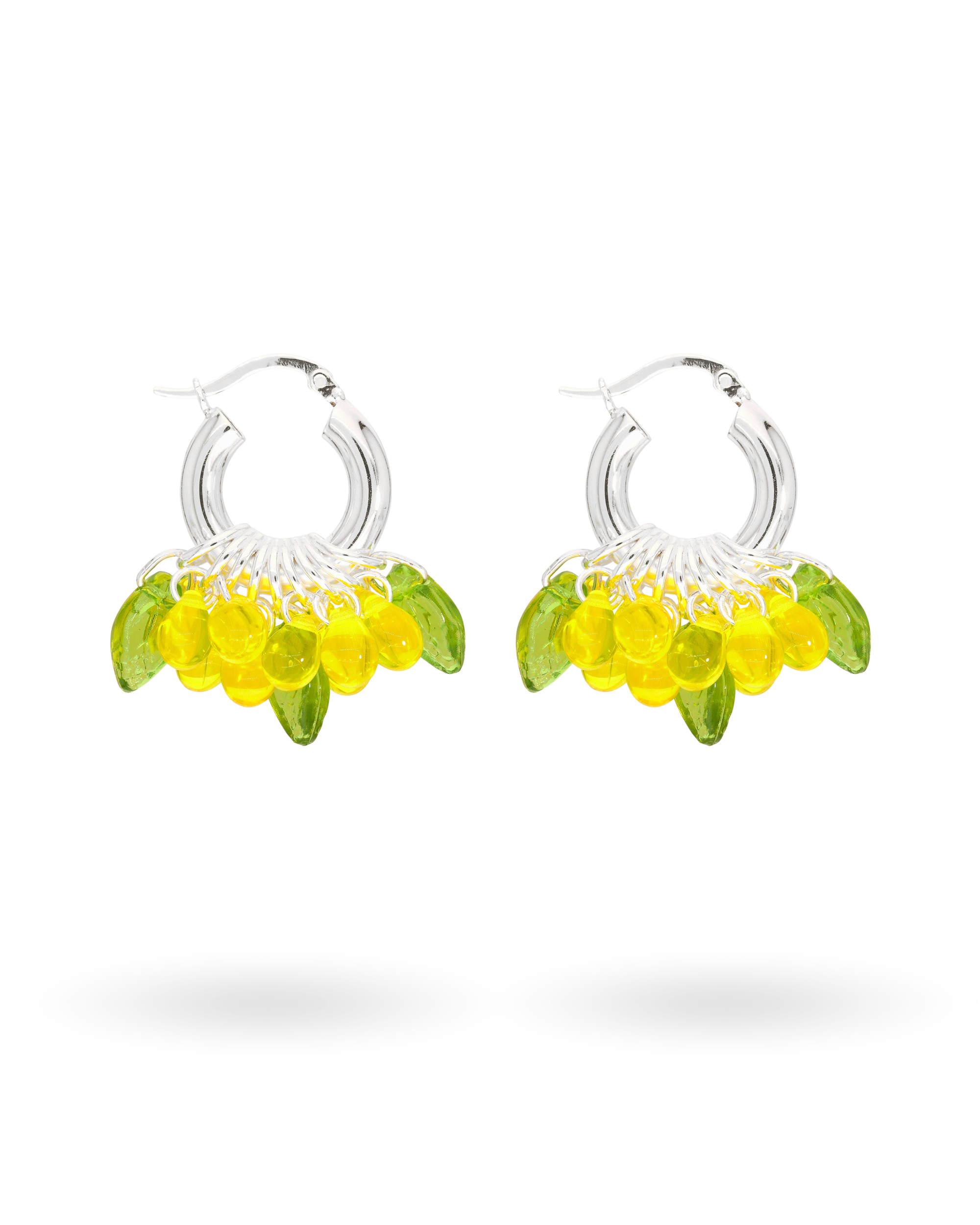 Mini Baby Buttercup Earrings in Silver