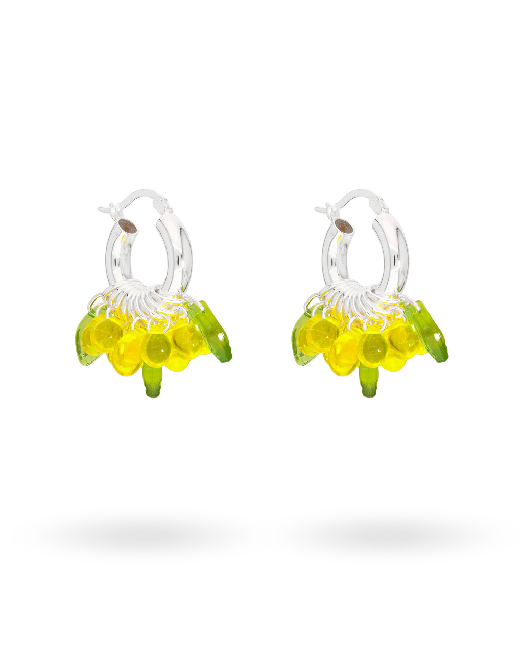Mini Baby Buttercup Earrings in Silver