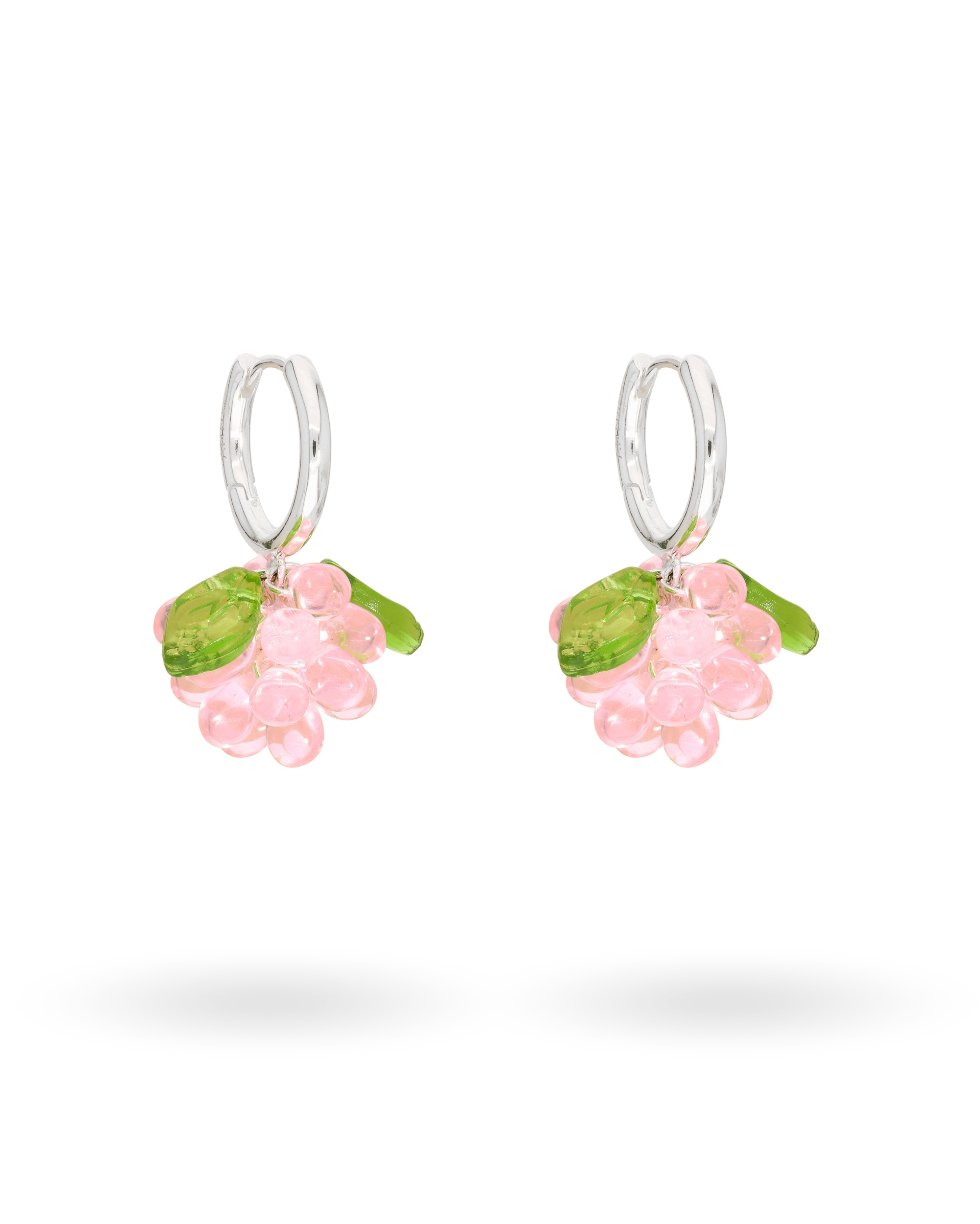 Mini Cupcake Jam Earrings in Silver