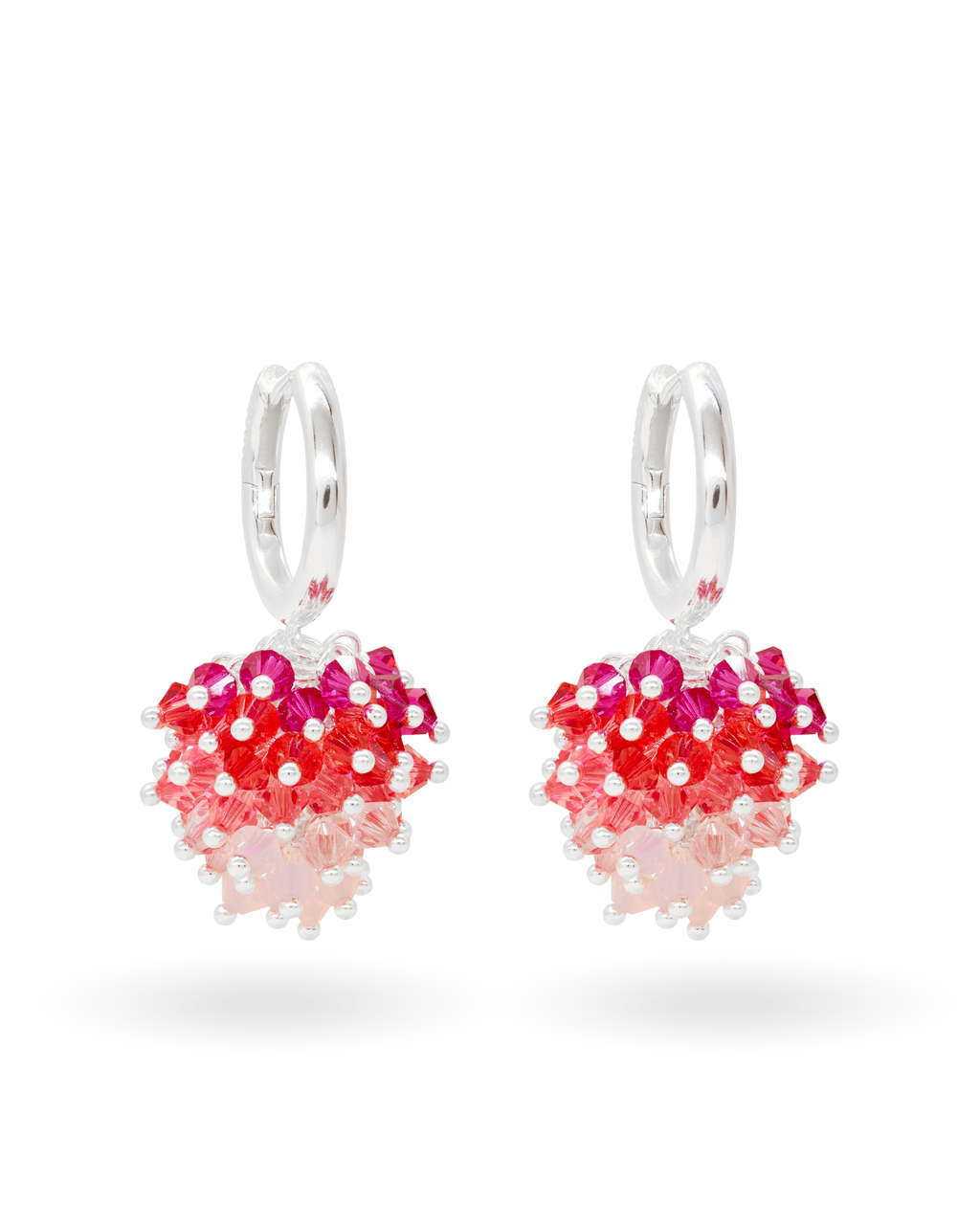 Strawberry Sweetie Oorbellen in Zilver