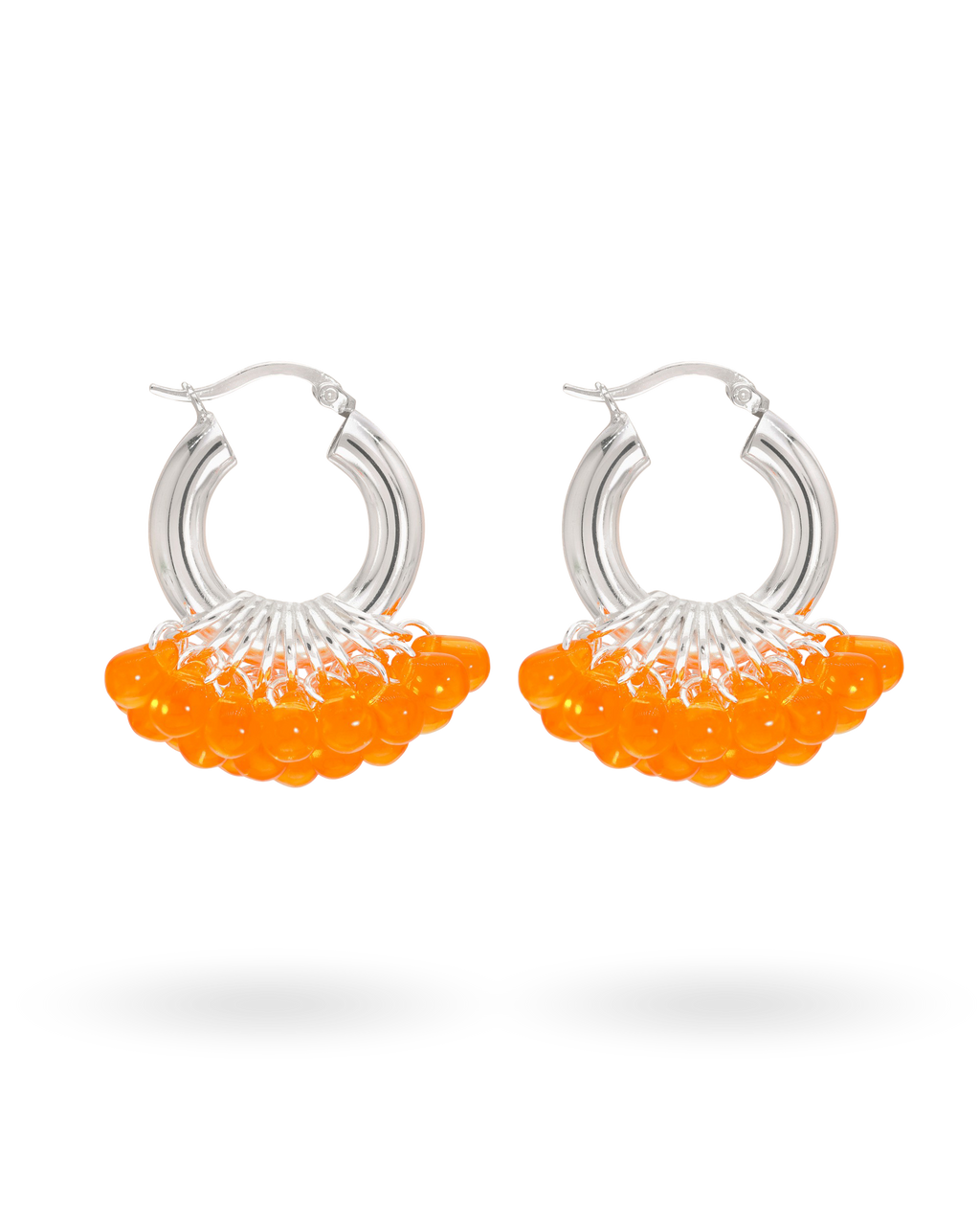 Tangy Twist Earrings in Silver