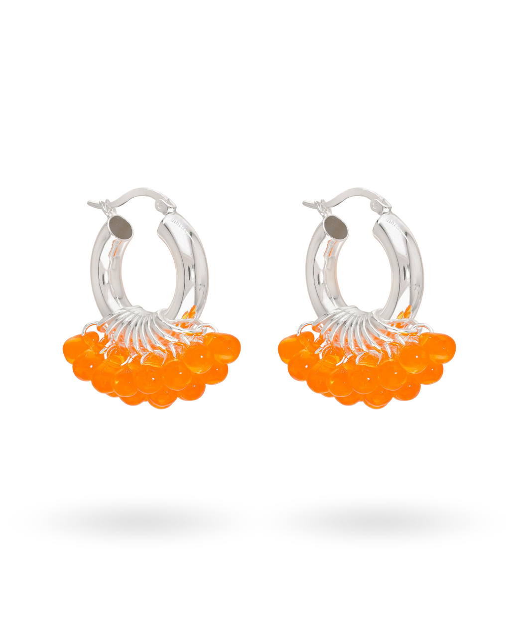 Tangy Twist Earrings in Silver