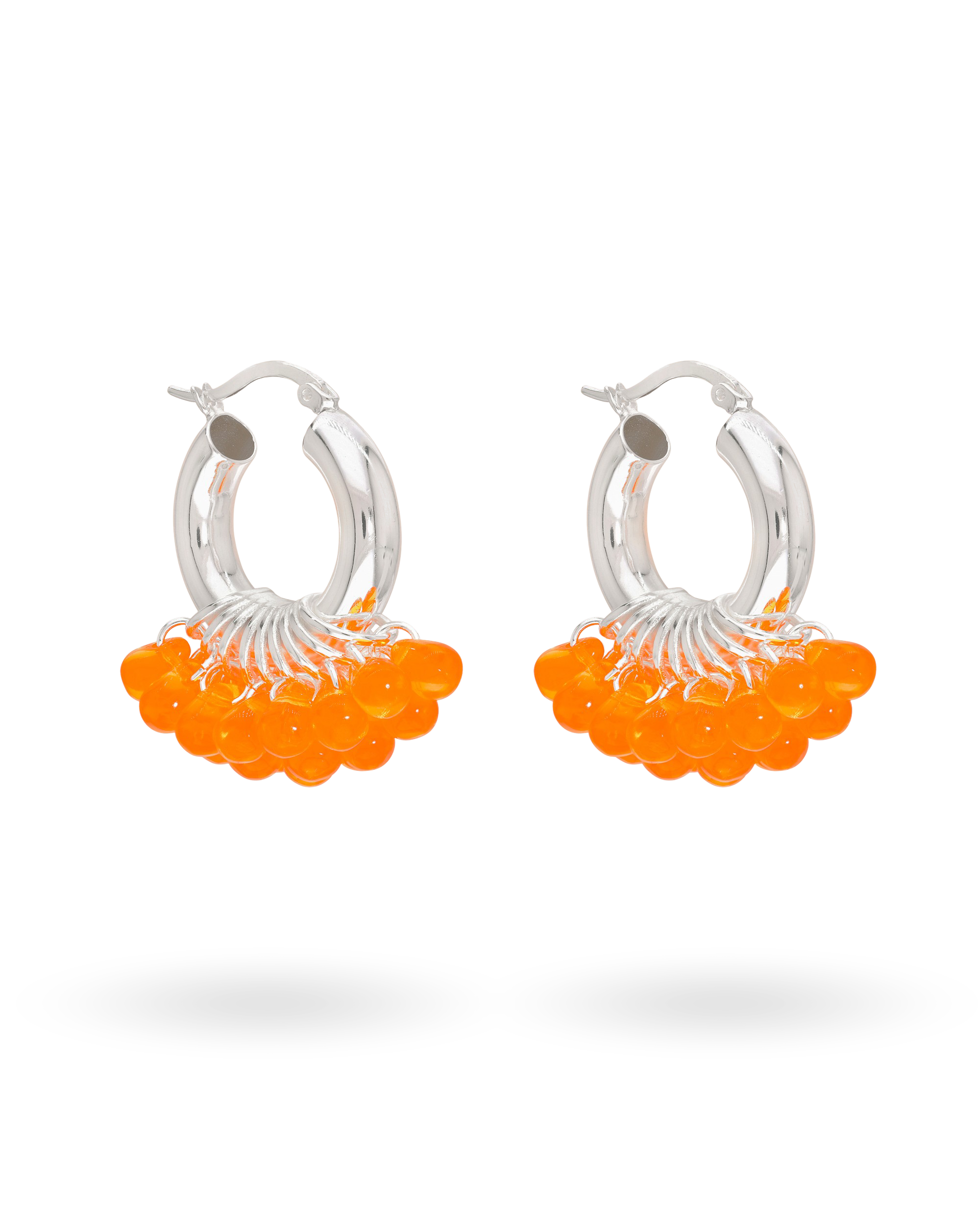 Tangy Twist Earrings in Silver