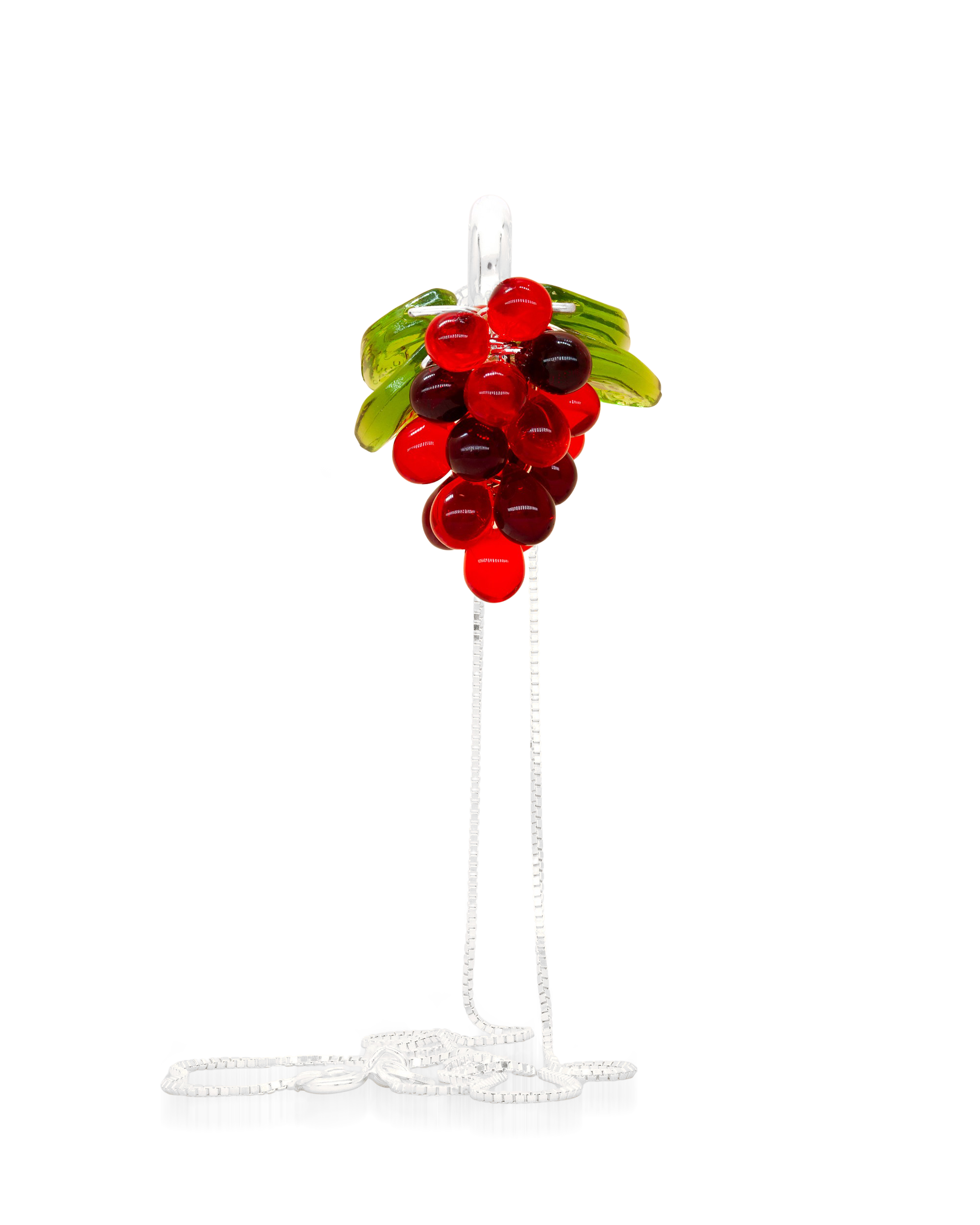 Candy Currant Jelly Necklace in Silver
