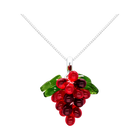 Candy Currant Jelly Necklace in Silver
