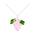 Cupcake Jelly Necklace in Silver