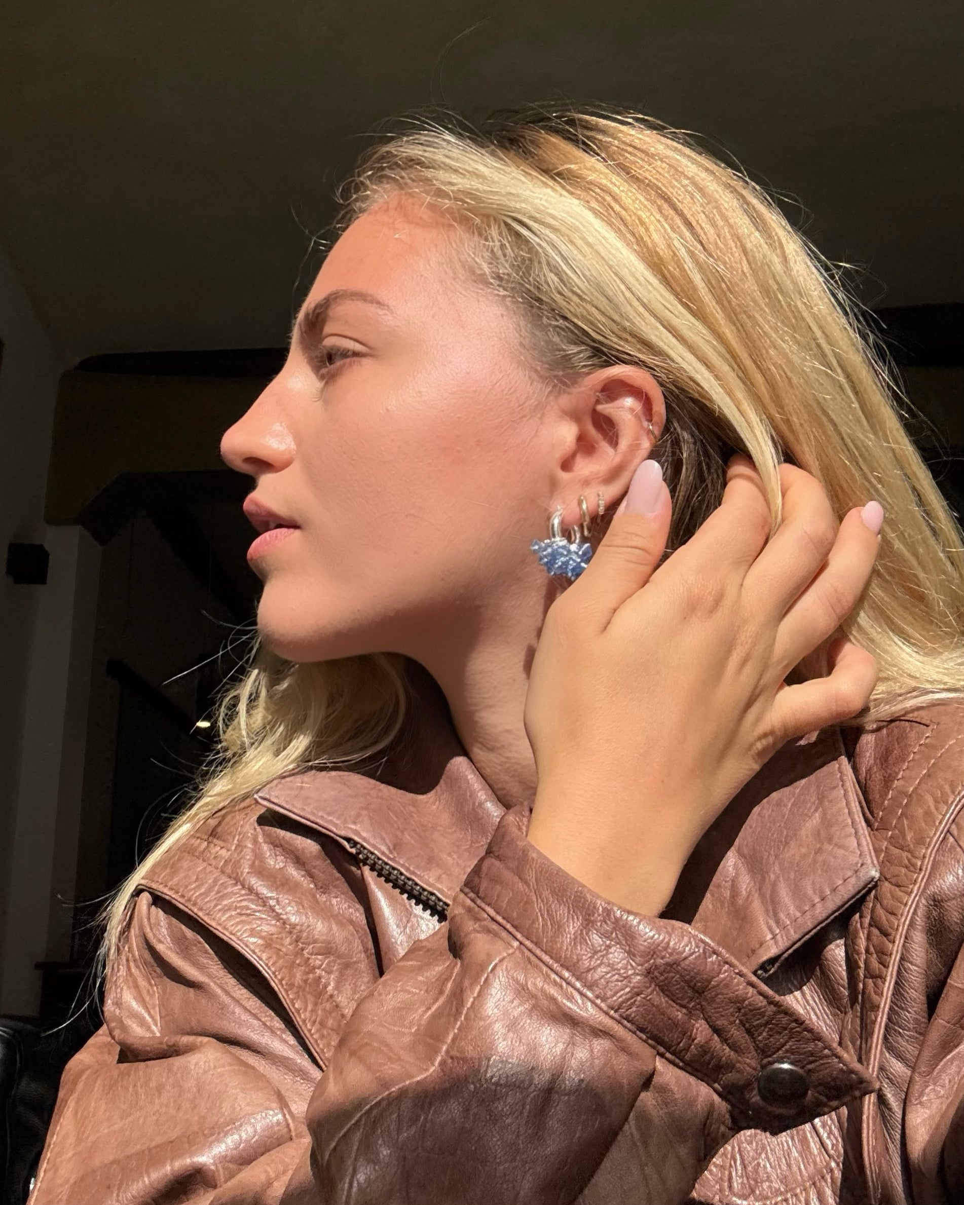 Mini Date Night Earrings in Silver