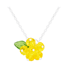 Lemon Cake Necklace in Silver