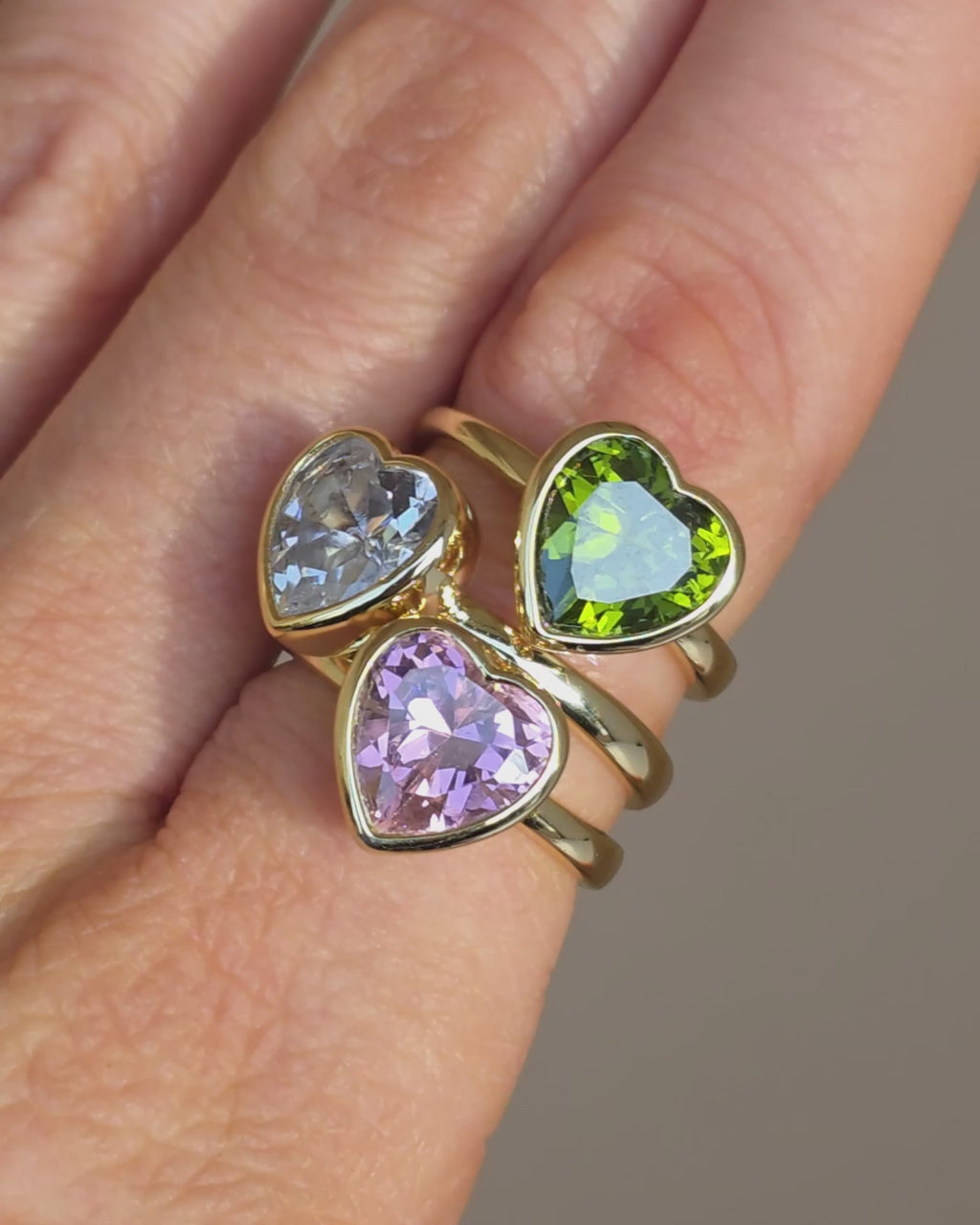 Sweethearts Green Ring