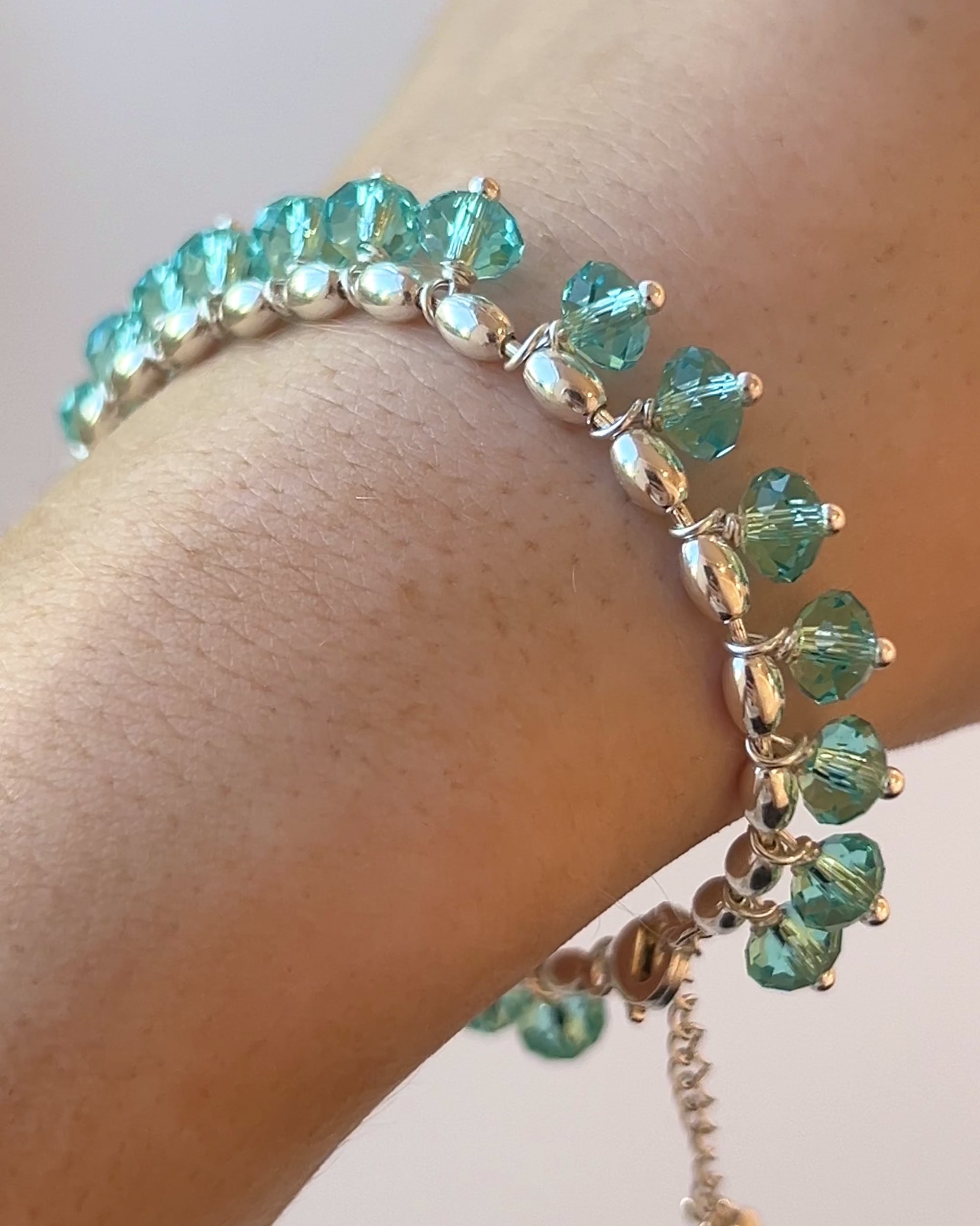 Pool Party Armband in Zilver