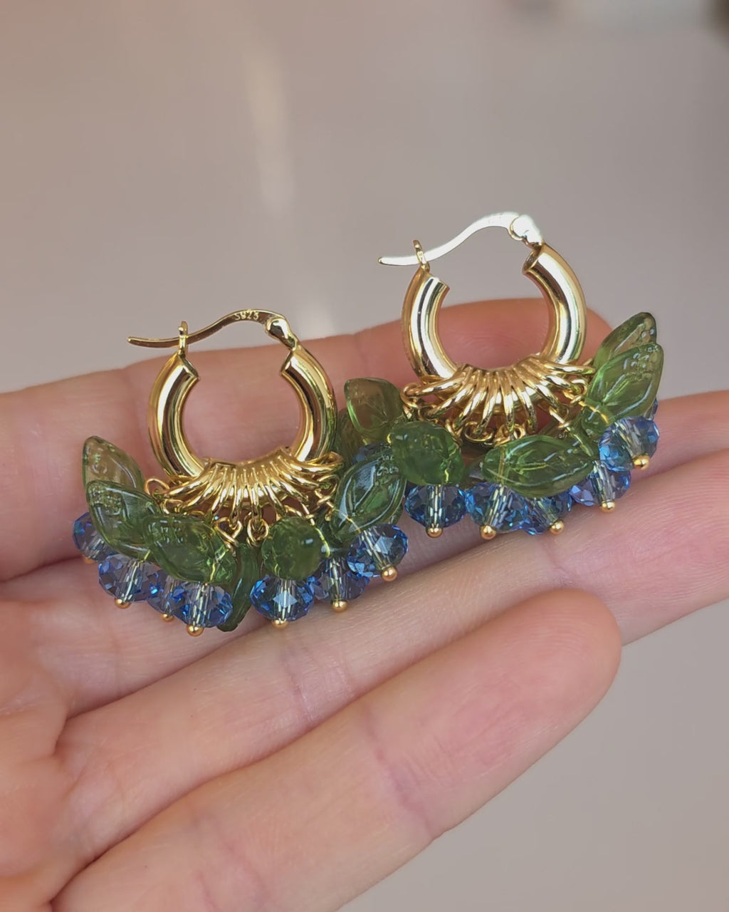 Mini Blueberry Fields Forever Earrings