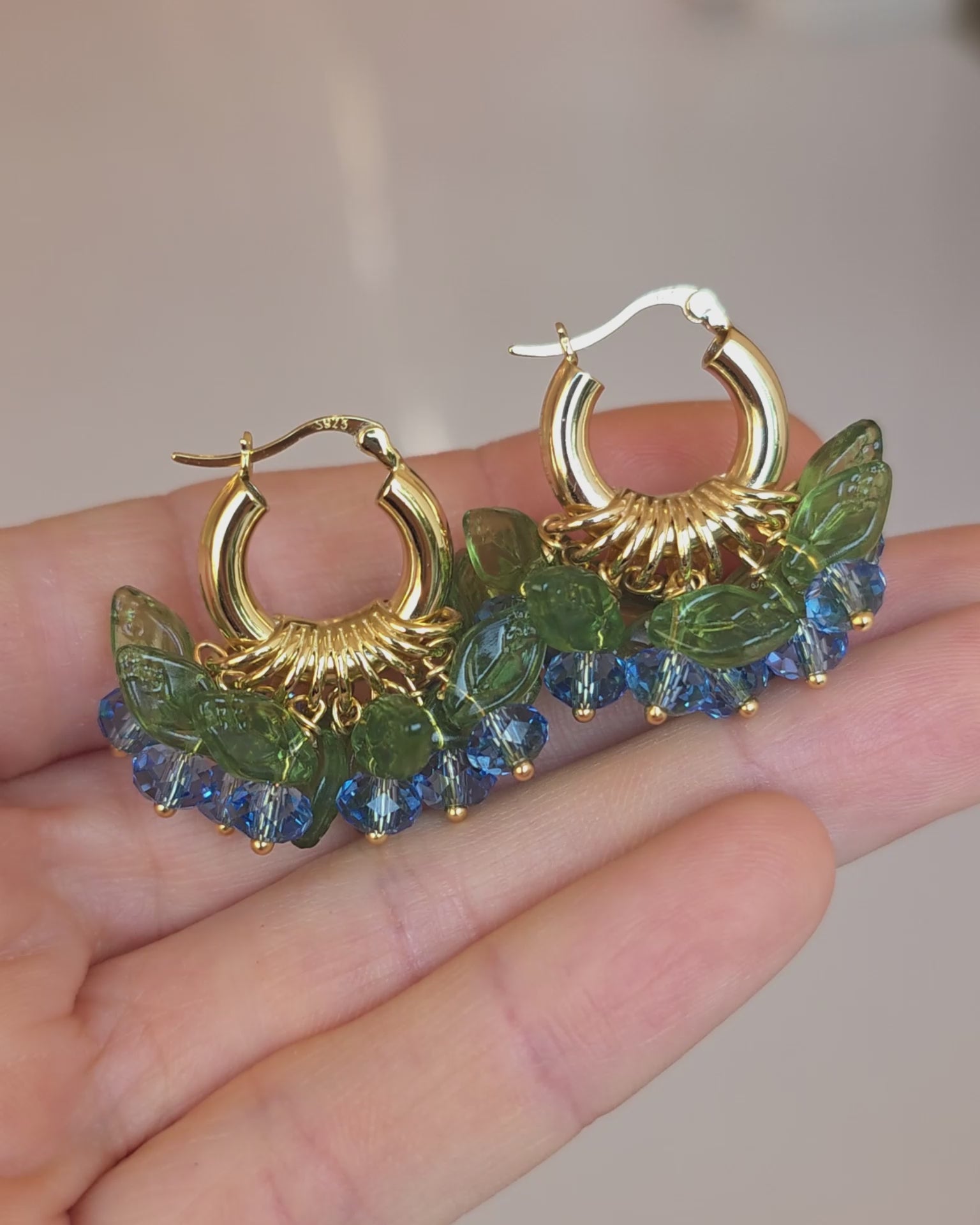 Mini Blueberry Fields Forever Earrings