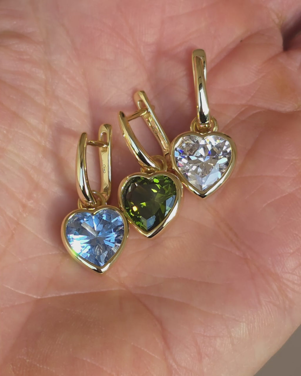 Sweethearts Crystal Earrings