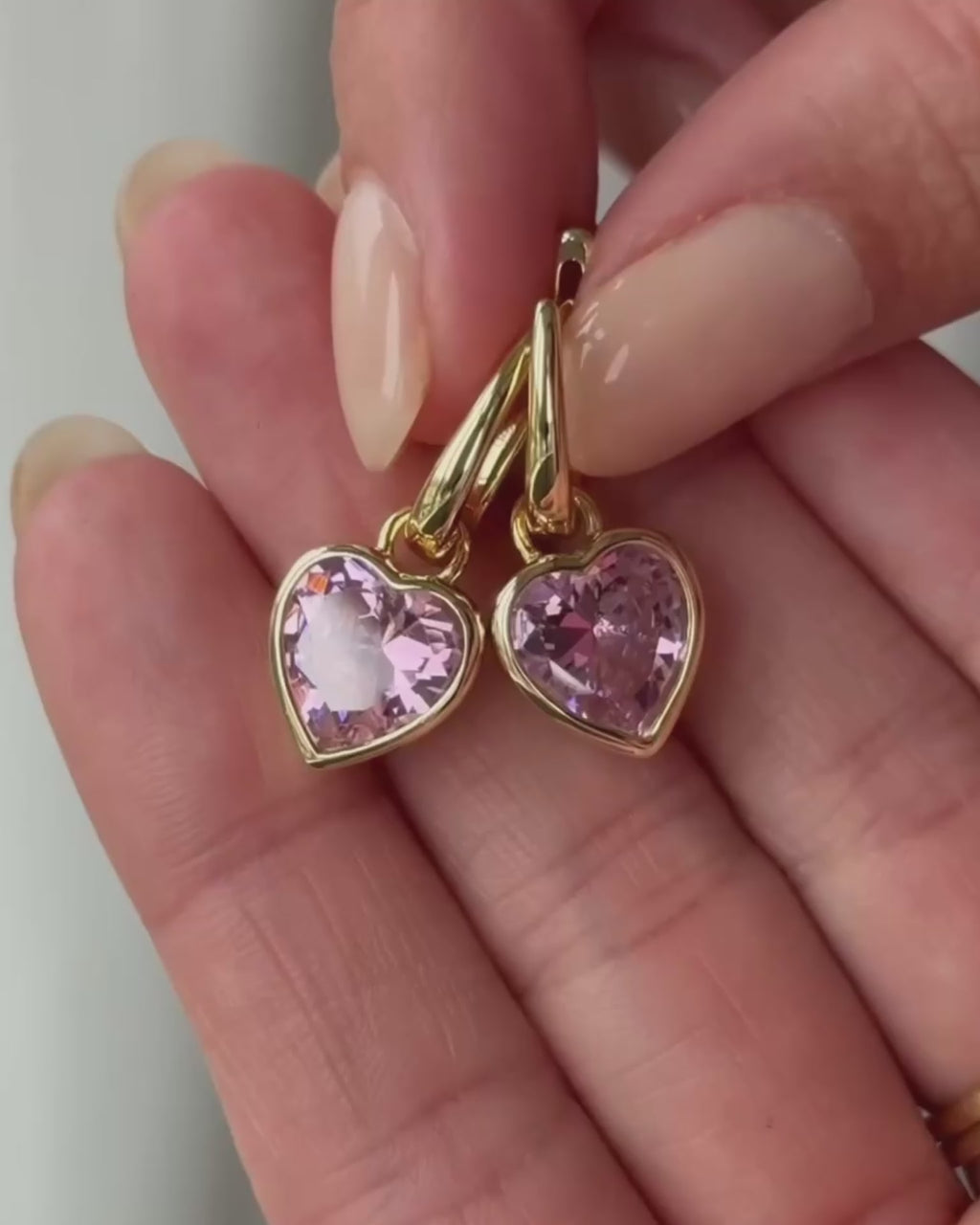Sweethearts Light Pink Earrings