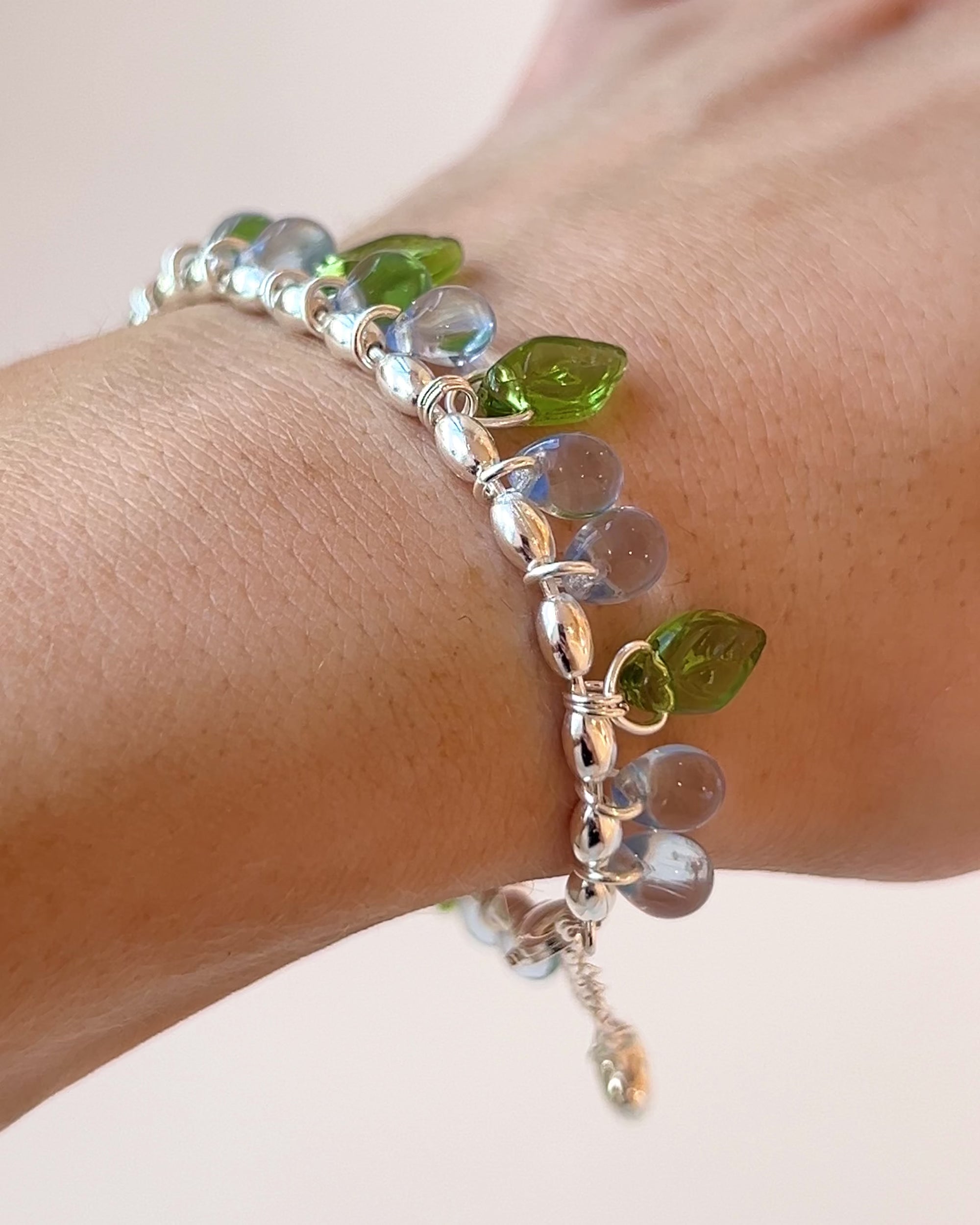 Blueberry Milk Bracelet in Silver