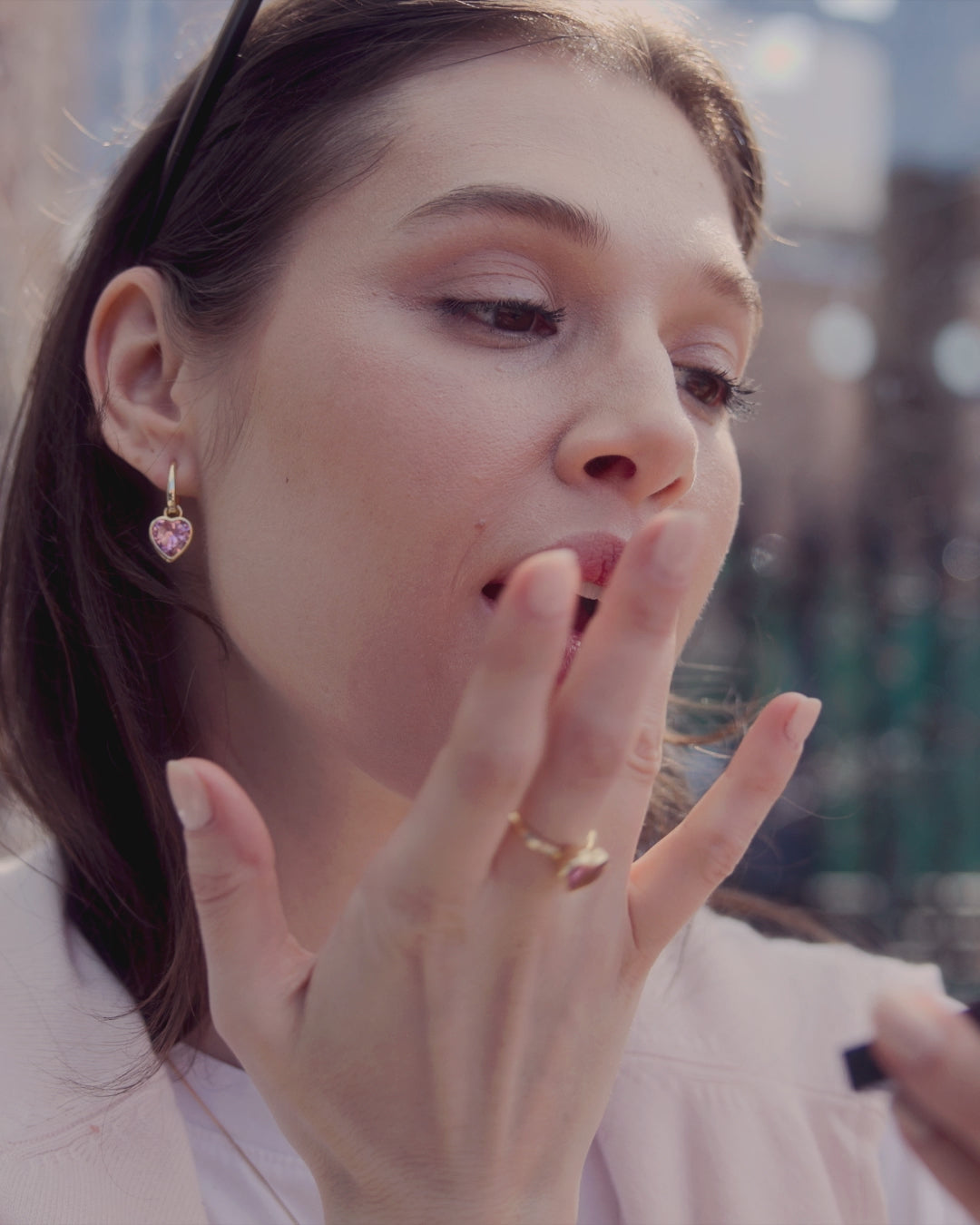 Sweethearts Light Pink Earrings