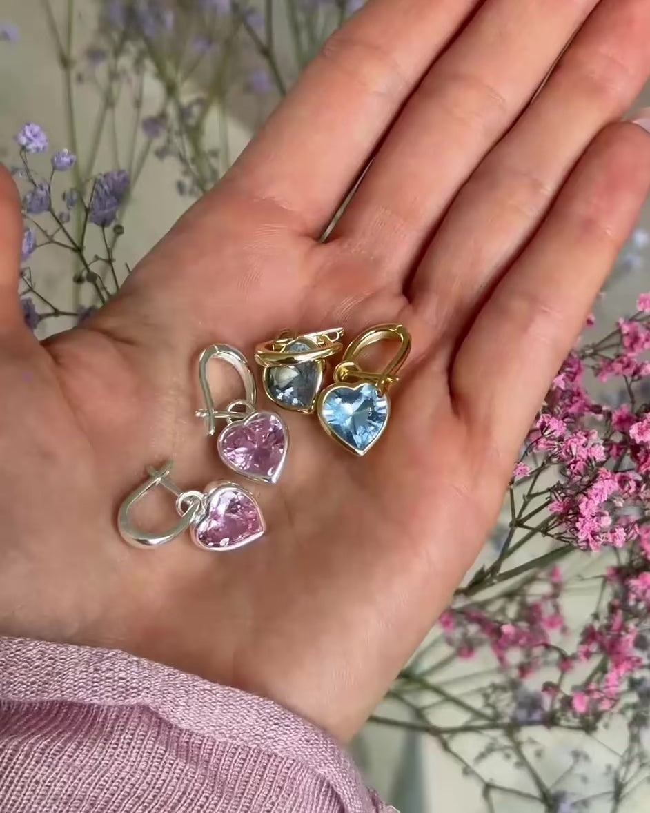 Sweethearts Blue Earrings