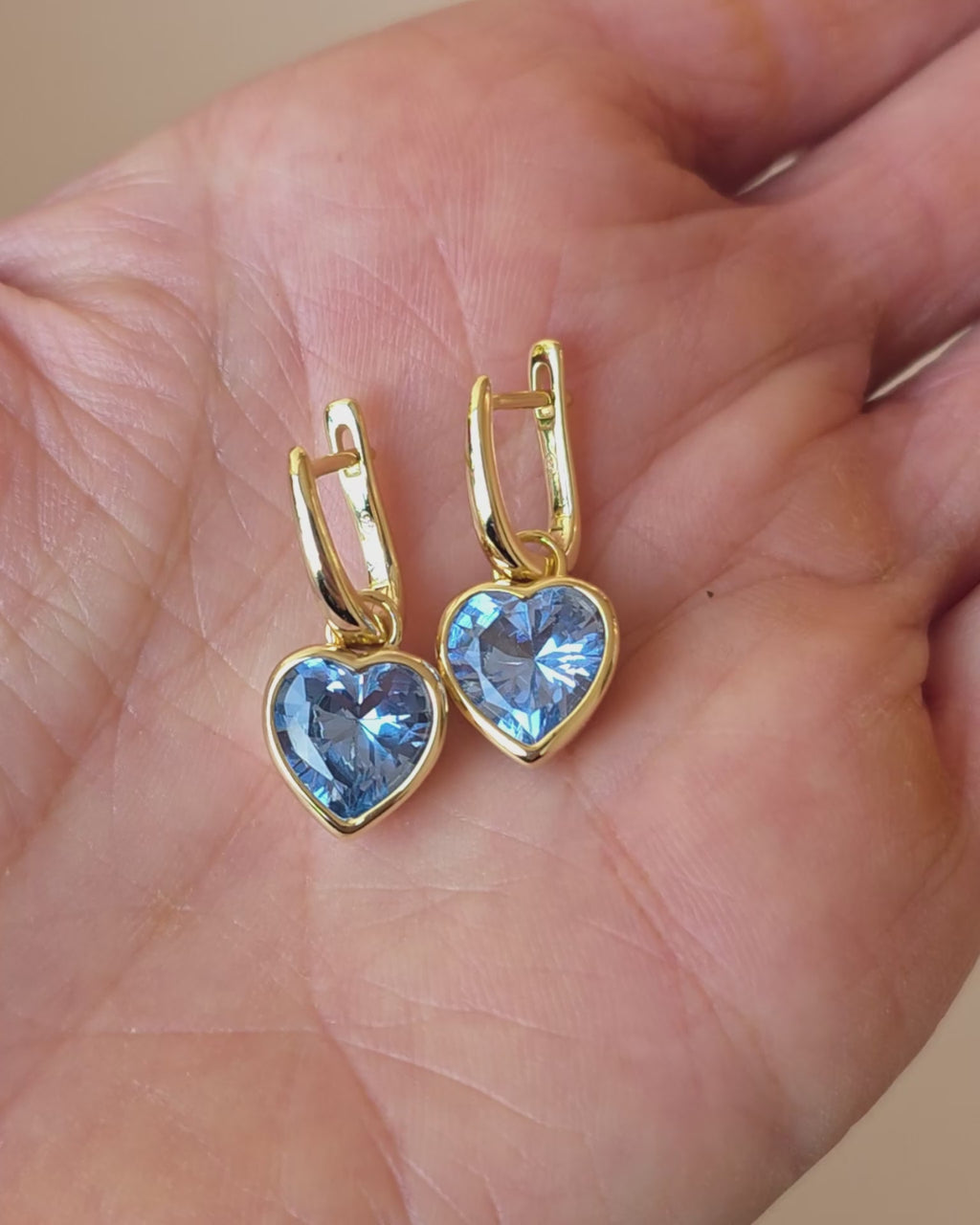 Sweethearts Blue Earrings