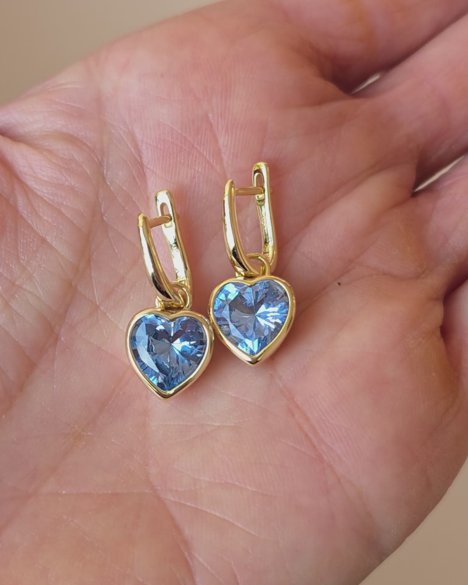 Sweethearts Blue Earrings