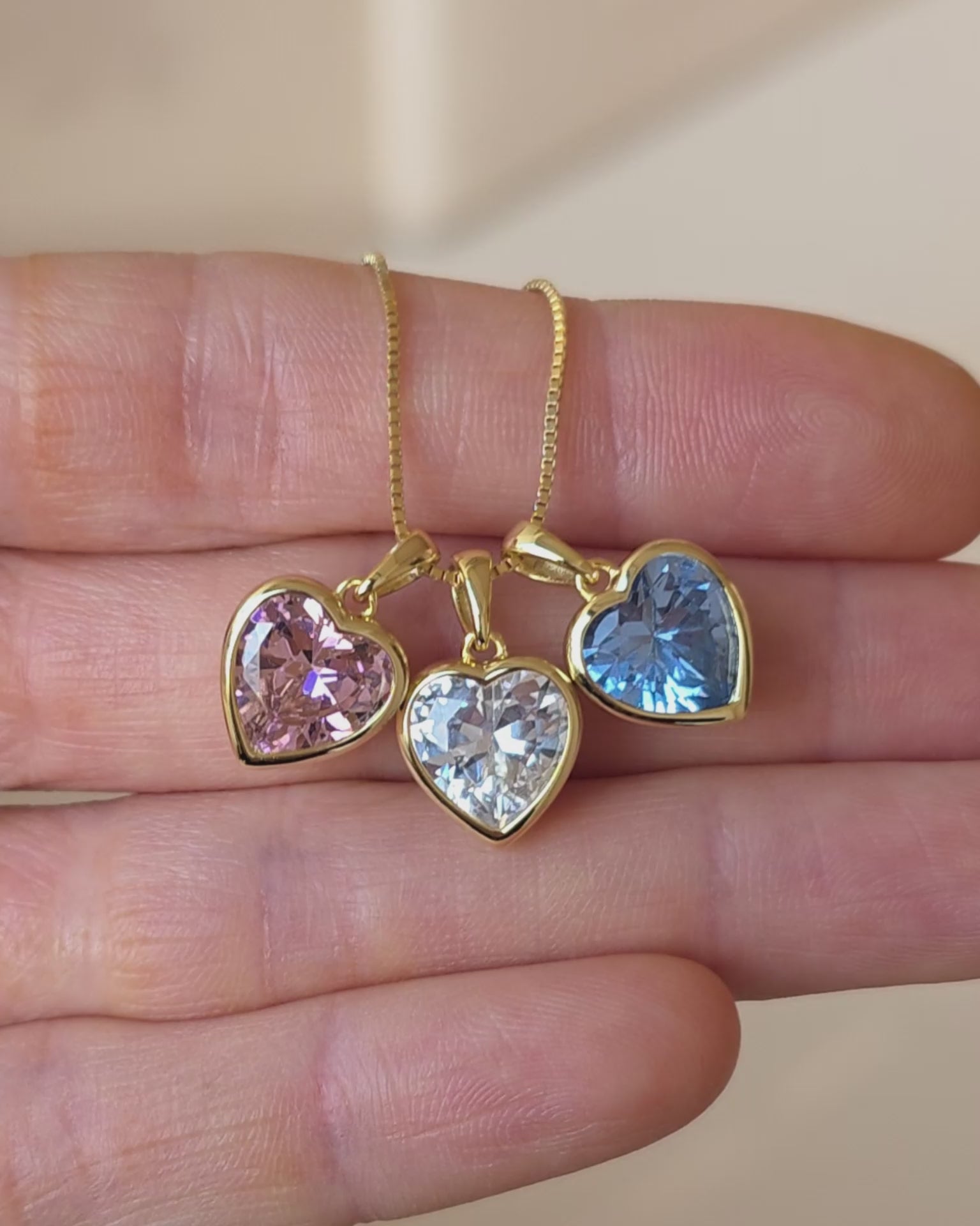 Sweethearts Crystal Necklace