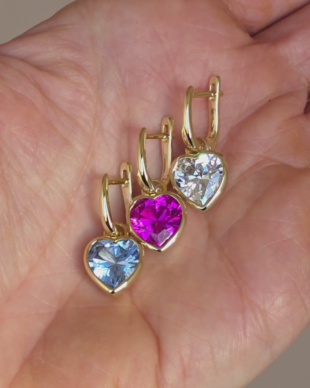 Sweethearts Pink Earrings