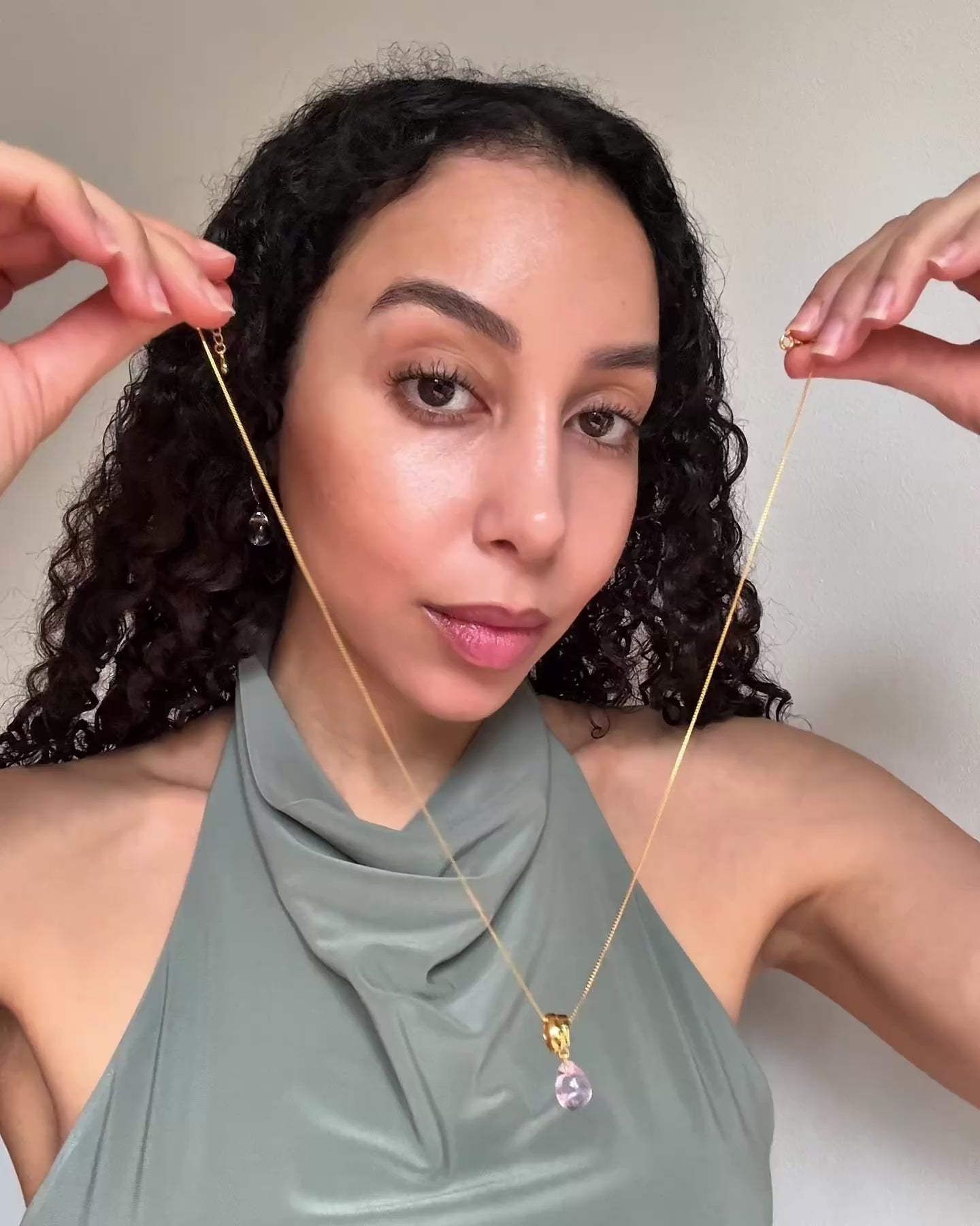 Sugar Drop Pink Necklace