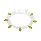 Strawberry Milk Bracelet in Silver