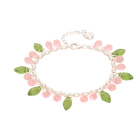 Strawberry Milk Bracelet in Silver