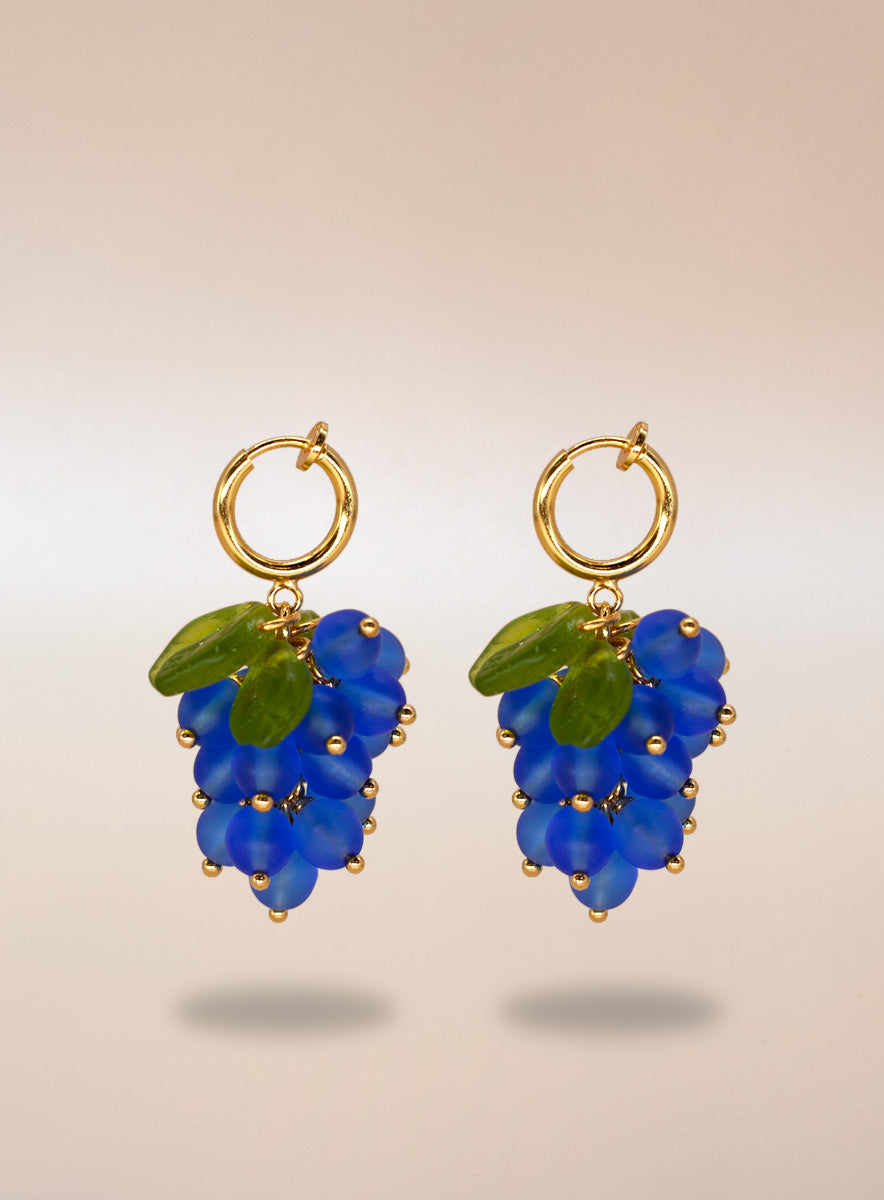 Grape Expectations Clip-on Earrings